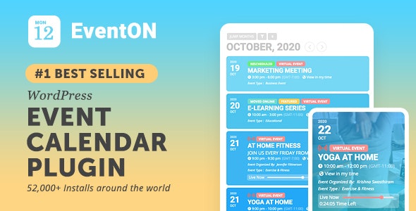 EventON - WordPress Event Calendar Plugin